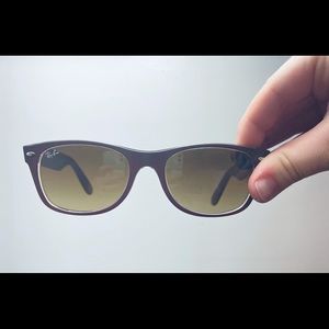 authentic purple ray bans